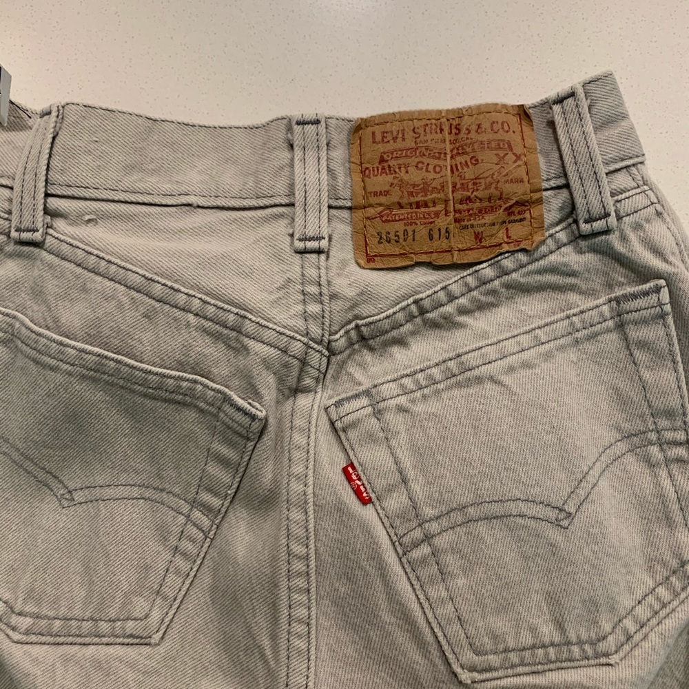 Vintage light grey Levi’s